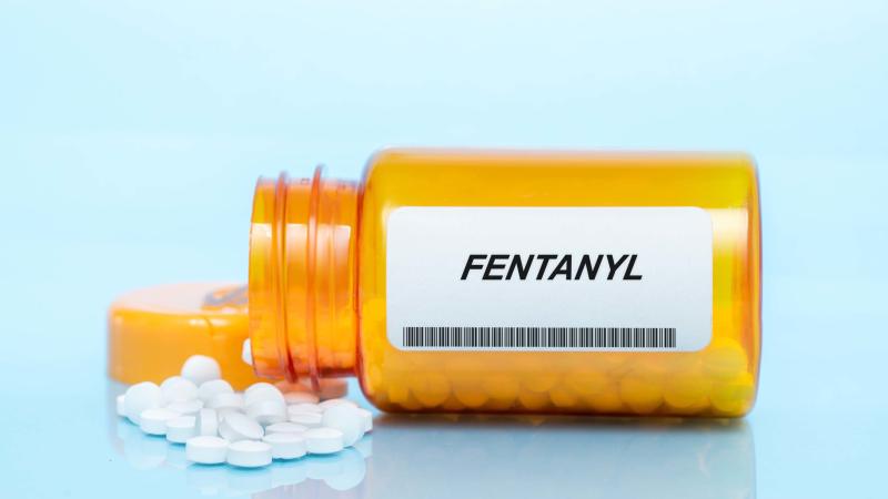 Fentanyl pill bottle